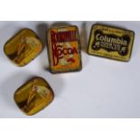 Three various vintage tins of record needles