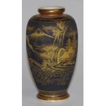 Satsuma ceramic vase