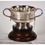 Irish tennis championship silver trophy cup