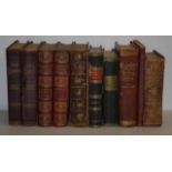 Ten 19th century books