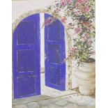 Anita Newman (b1946) 'The Blue Door'