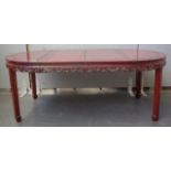 Chinese hardwood extension table