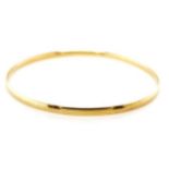 9ct yellow gold bangle