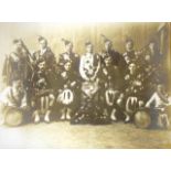 Vintage framed photograph Armidale Pipe Band