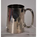 Victorian sterling silver tankard