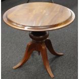 Good cedar circular occasional table
