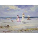 Marie Charlot (France) Figures on the Beach