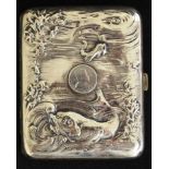 American sterling silver cigarette case