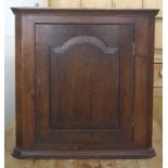 Small Georgian oak corner cupboard