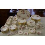 Seventy seven piece Royal Crown Derby dinner set