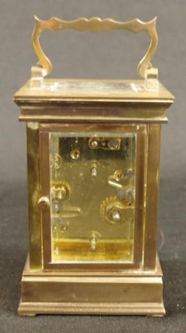 Good French L'Epee brass cased carriage clock - Image 3 of 5