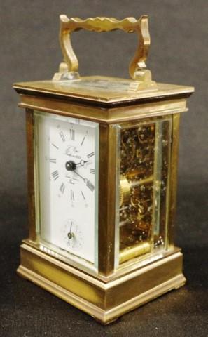 Good French L'Epee brass cased carriage clock - Image 2 of 5