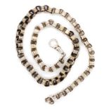 Victorian silver chain necklace