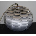 Retro 3 globe light fitting