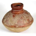 Terracotta pottery vessel