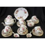 Thirty eight piece Royal Crown Derby teaset