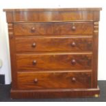 Edwardian mahogany chest of drawers