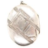 Antique sterling silver locket