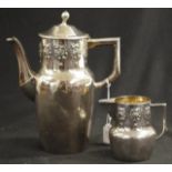 German Orivit silver plate coffee pot