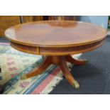 Regency style round coffee table