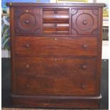 Large Victorian chest of drawers