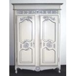 Contemporary 2 door armoire