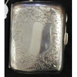 Sterling silver cigarette case