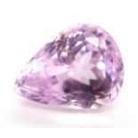 Loose drop cut Kunzite