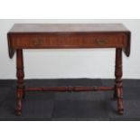 19th century style mahogany sofa table