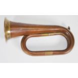 Vintage brass Bessons 'Boosey' bugle