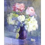 Hetty Dymock (1876-1977) Still Life Roses