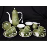 Sixteen piece Susie Cooper coffee set