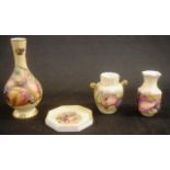 Four various Aynsley ceramic pieces