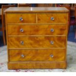 Victorian walnut chest of drawers