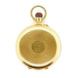 Australian 18ct gold full hunter fob watch