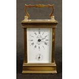 Good French L'Epee brass cased carriage clock