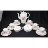 Fifteen piece Royal Crown Derby coffee set