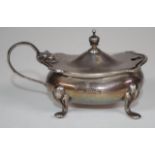 Sterling silver mustard pot