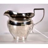 Edwardian sterling silver creamer