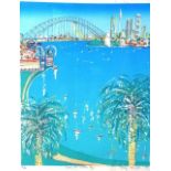 Wendy Merrington "Lavender Bay" screenprint