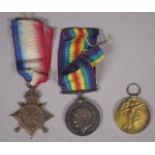 Three WWI medals