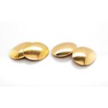 Victorian 15ct yellow gold cufflinks