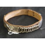 Antique French dog collar