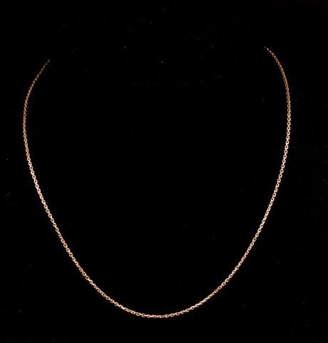 Rose gold cable chain necklace - Image 2 of 3