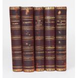 Five R.L. Stevenson antique books