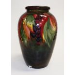 Large Moorcroft leaves & berry vase