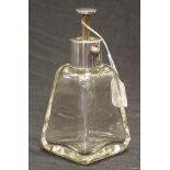 Vintage sterling silver & crystal perfume bottle