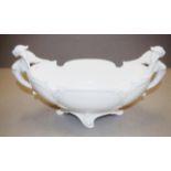 Royal Worcester porcelain footed centrepiece