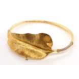 Ole Lynggaard "Leaves" gold and diamond bracelet