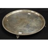 Victorian sterling silver salver